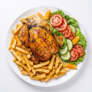 1 pollo entero a la brasa